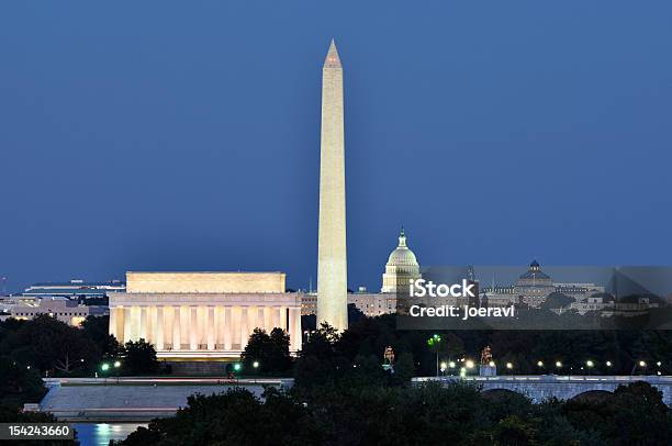 Skyline Von Washington Dc Stockfoto und mehr Bilder von Washington DC - Washington DC, Stadtsilhouette, Washingtondenkmal