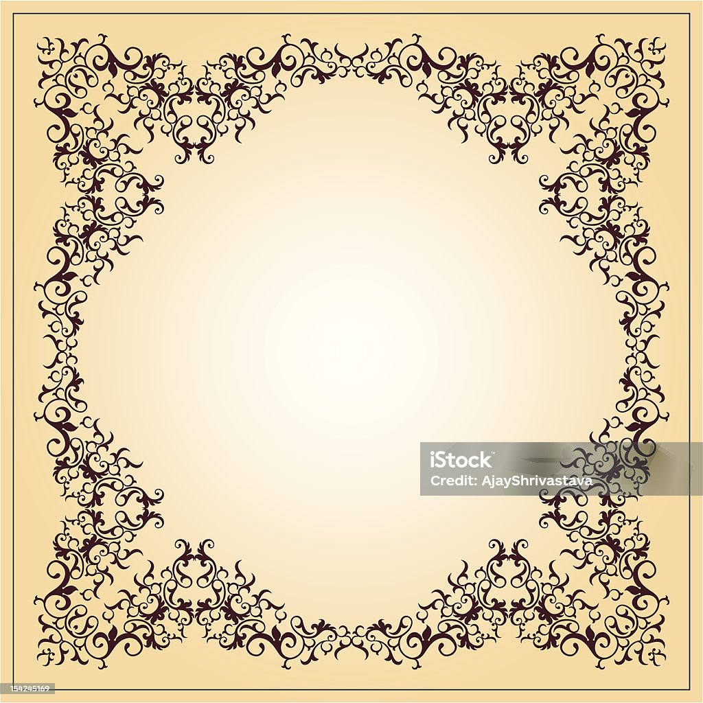 Quadro Vintage Design - Vetor de Arte Deco royalty-free