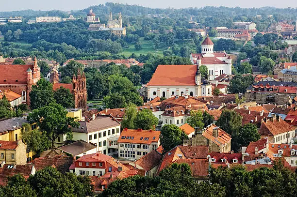 Photo of View of Vilnius old town, Lithuania