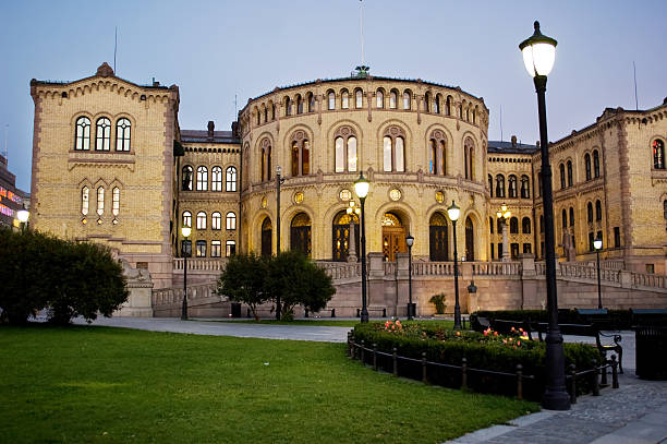 istock The Norwegian Parliament Building in Oslo 154245609