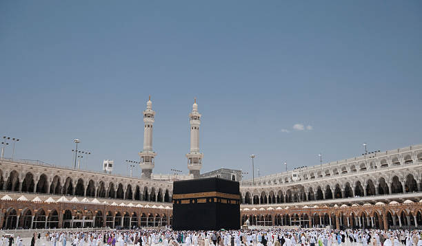 istock Pilgrims circumambulate the Kaaba at Masjidil Haram 154245795