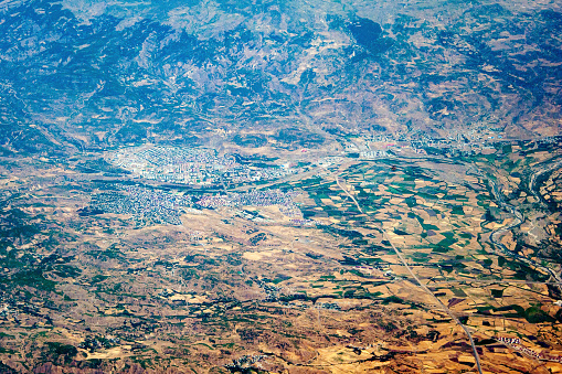 Aerial view of Bingol city