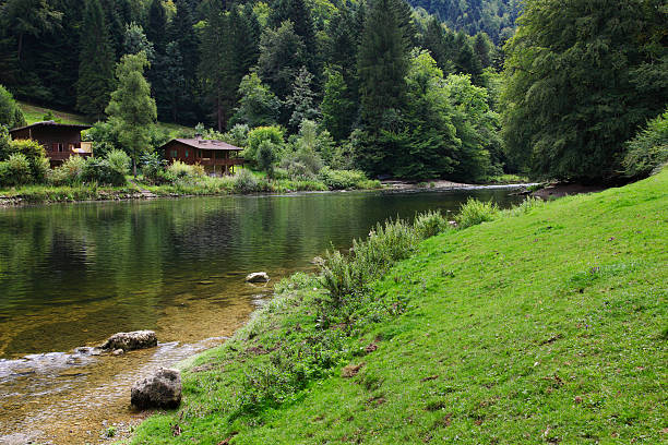 река ду c - doubs river стоковые фото и изображения