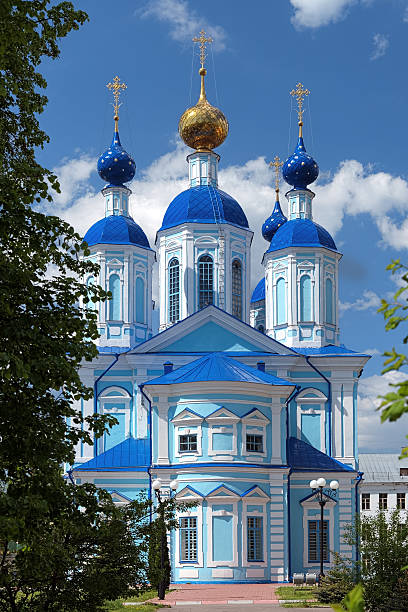 Kazan Cathedral in Tambov, Russia Kazan Cathedral of Kazan Monastery in Tambov, Russia tambov russia stock pictures, royalty-free photos & images