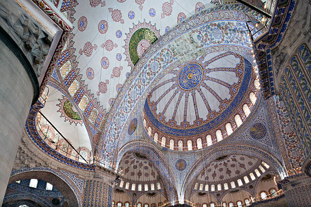 istock Interior view of Sultanahmet Mosque 154252897