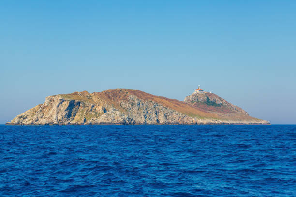 istock Lighthouse on island Palagruza, Croatia 1542565040