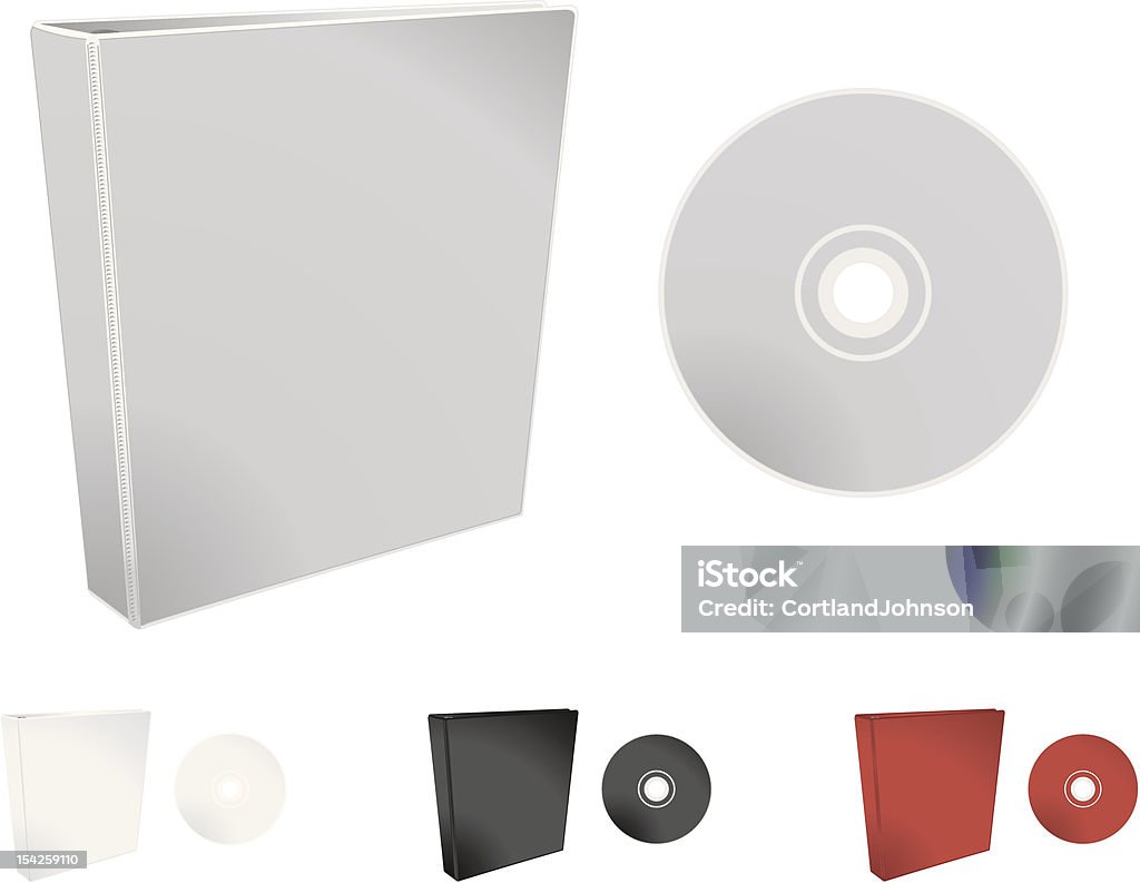 Binder And Disc Display Stock Illustration - Download Image Now - Ring ...