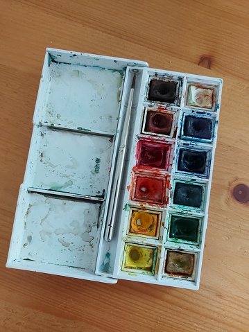 palette of painting