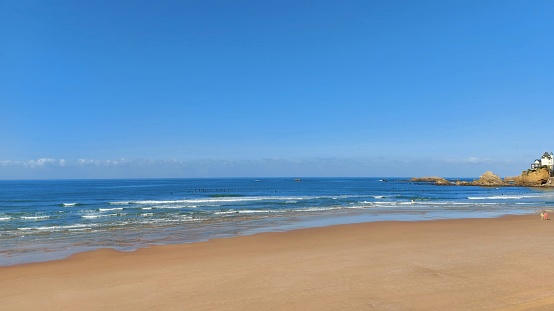 waves on the sand beach