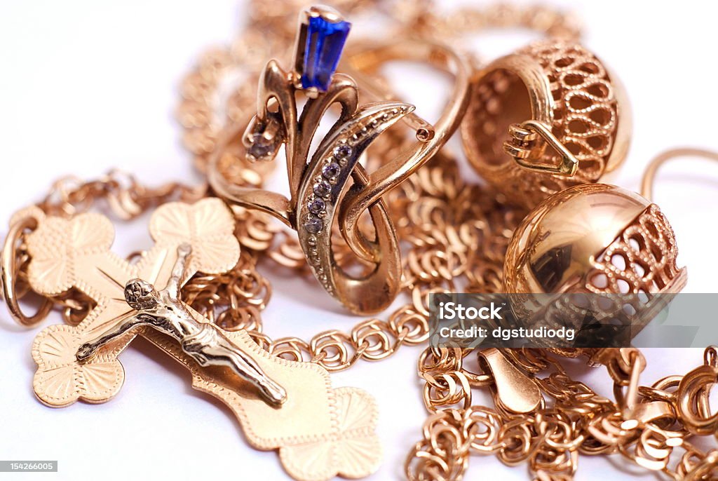 Joias de ouro - Foto de stock de Acessório royalty-free