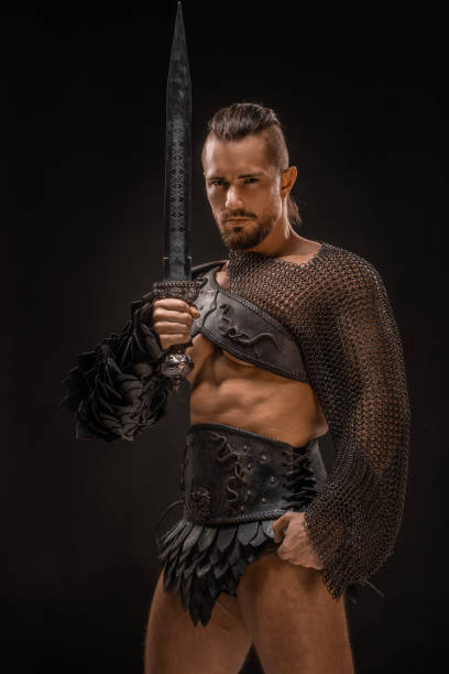 istock A Warrior Roman Gladiator holding a weapon 1542660162