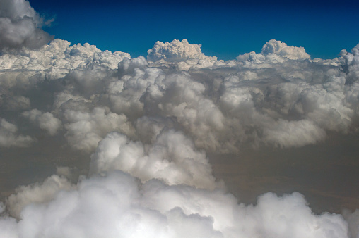 Boundary of cloud clusters