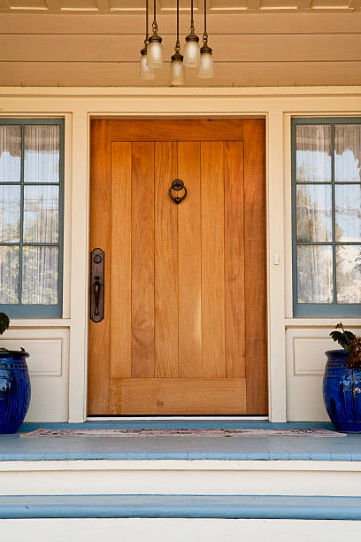 istock Front Door of Upscale Home 154267584