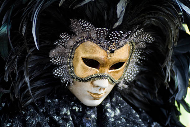 istock Venice carnival costume mask 154267903