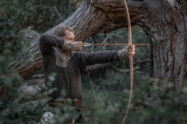 istock An individual viking archer warrior in a forest 1542682732