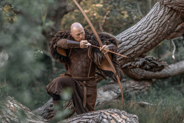 istock An individual viking archer warrior in a forest 1542685350