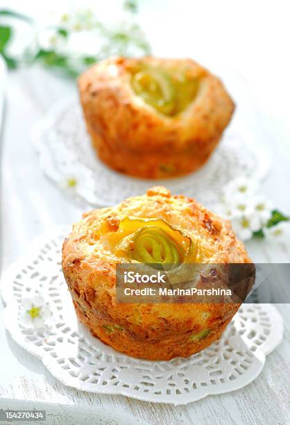 Zucchinicheese Muffins Stock Photo - Download Image Now - Cheddar Cheese, Muffin, Zucchini