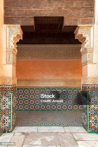 Foto de Marrakech Madrasah Enfeites e mais fotos de stock de Antigo - Antigo, Arabesco - Estilo, Arcaico