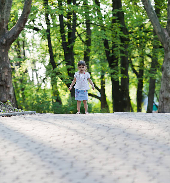 istock Little girl in the park 154274631