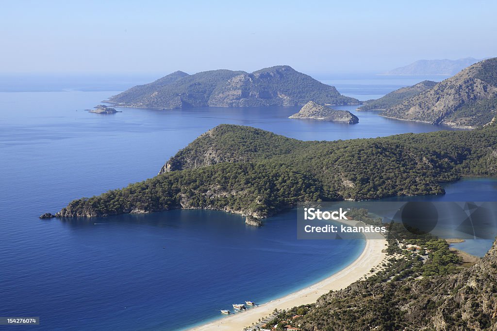 Fethiye Oludeniz Coast and beach Türkiye - Country Stock Photo