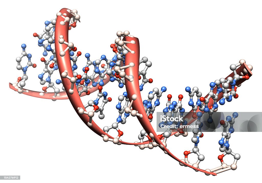 の DNA 分子 - たんぱく質のロイヤリティフリーストックフォト