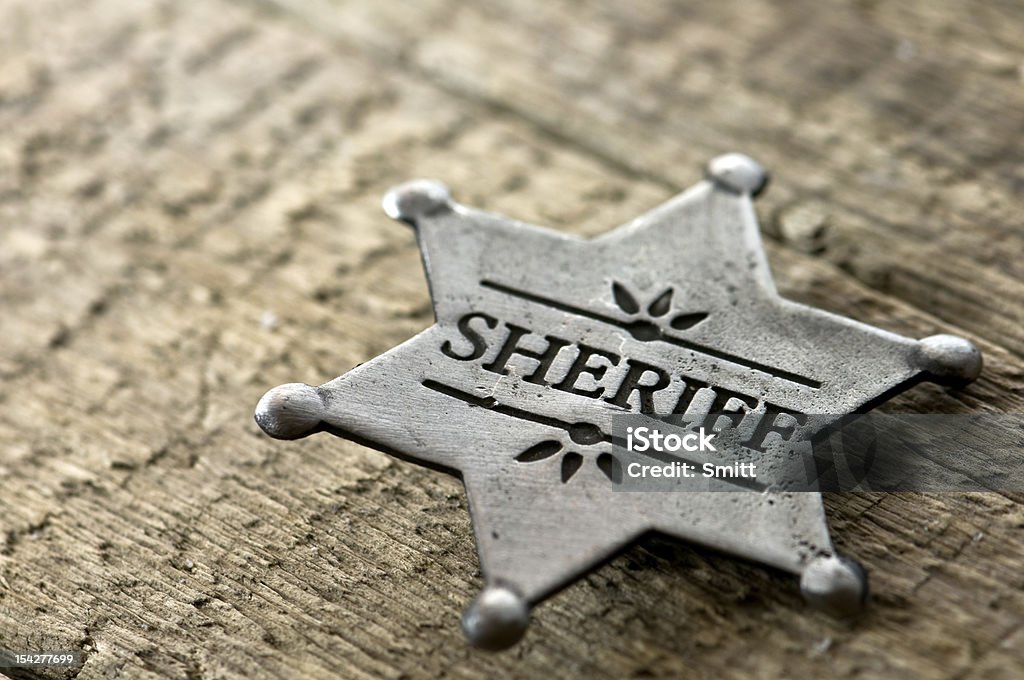 sheriff - Foto de stock de Color plateado libre de derechos