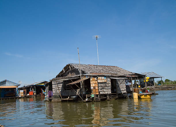 Asia, Cambodia. The Tonle Sap is the largest freshwater lake in Southeast Asia and one of the richest inland fishing grounds in the world. The Lake functions as a natural flood water reservoir for the Mekong system as a whole by regulating the floods downstream from Phnom Penh during the wet season and makes an important supplement to the dry season flow to the Mekong Delta.