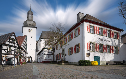The 13th-century Zytturm is the main landmark of Zug, the capital city of the Swiss canton of Zug. The tower is 52 metres high and houses an astronomical clock.