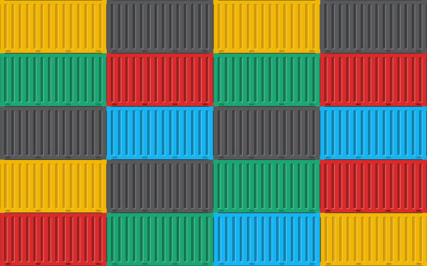 1,400+ Shipping Container Wall Stock Illustrations, Royalty-Free Vector ...