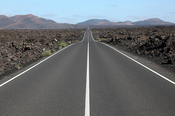 istock Timanfaya National Park Road, Lanzarote 154285921