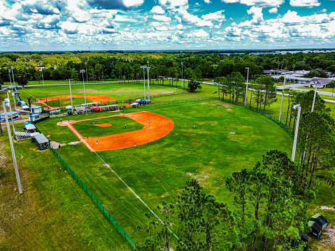 A youth league baseball field in small town USA ￼