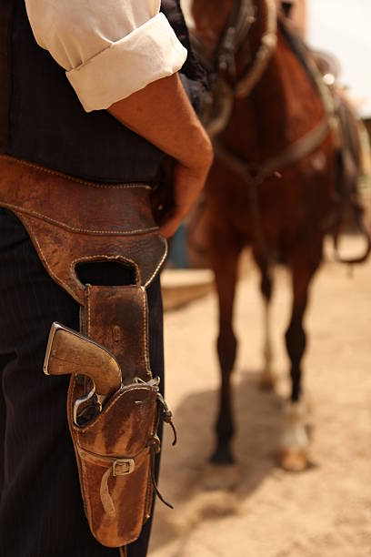 istock Cowboy in the wild west 154287070