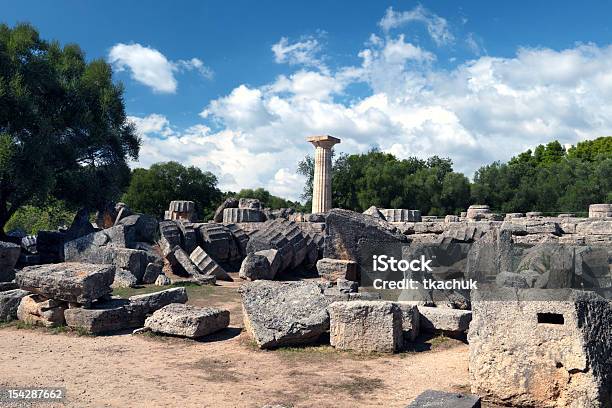 Olympia Stock Photo - Download Image Now - Ancient, Archaeology, Architectural Column