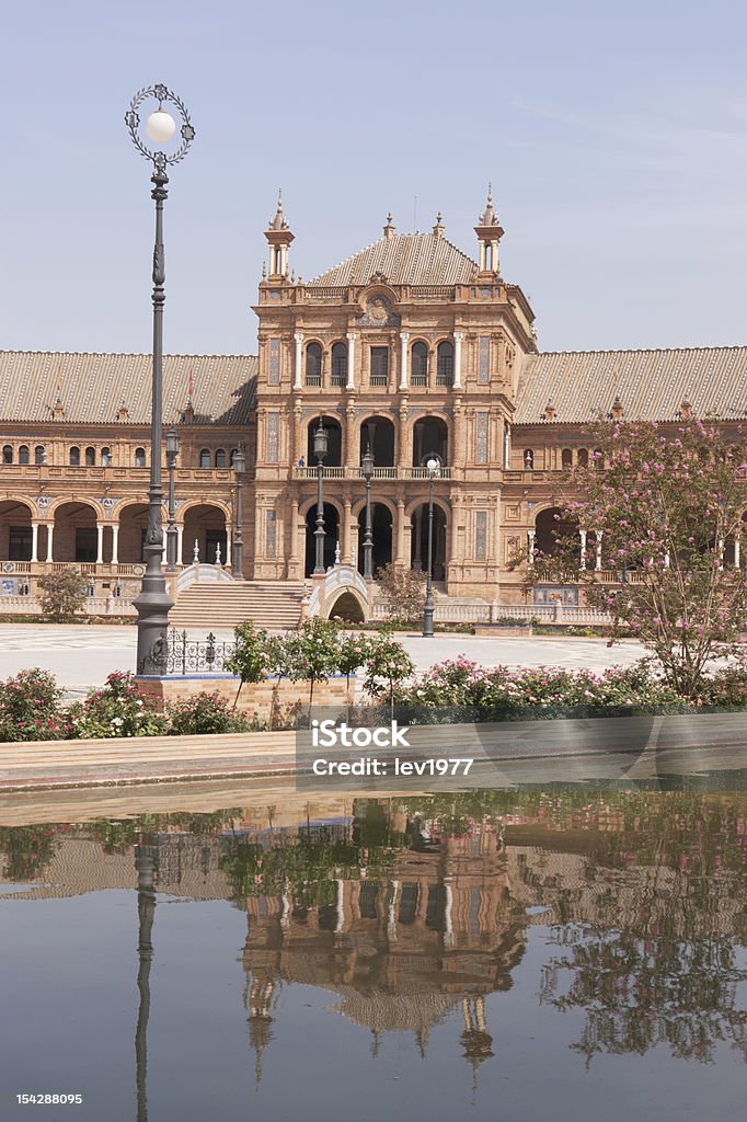 Plaza de España in Sevilla - Lizenzfrei Architektur Stock-Foto