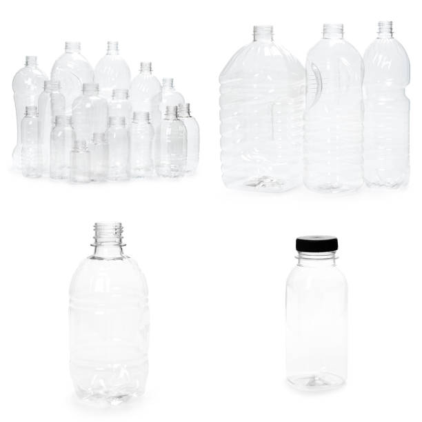 istock set collage of many different empty plastic bottles isolated on white background. production of new containers 1542883243