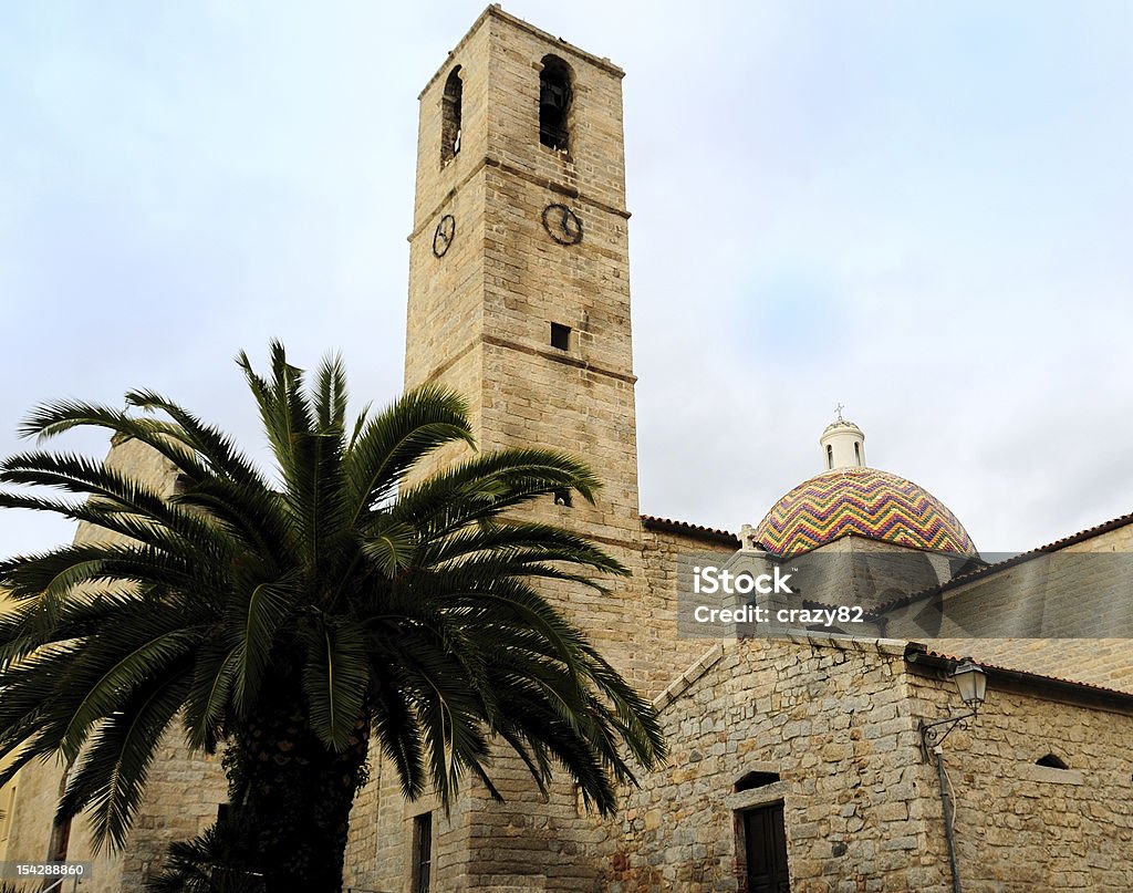 Iglesia de San Pablo, en Olbia - Foto de stock de Campanario - Torre libre de derechos