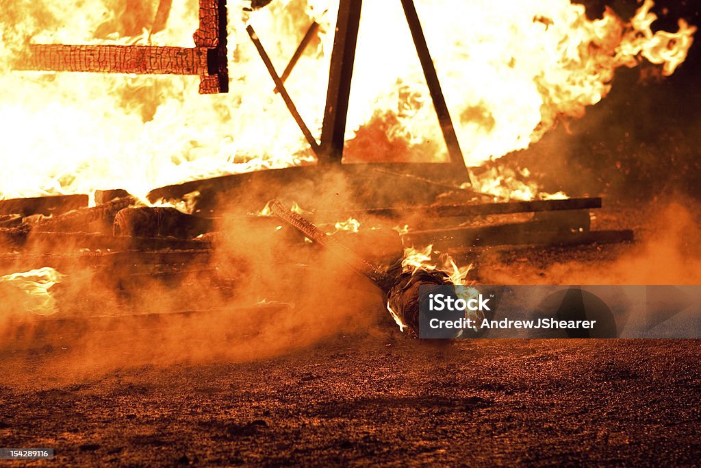 Vous Helly Aa Torches - Photo de Brûler libre de droits