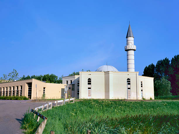 Mosque in Delft, Holland stock photo