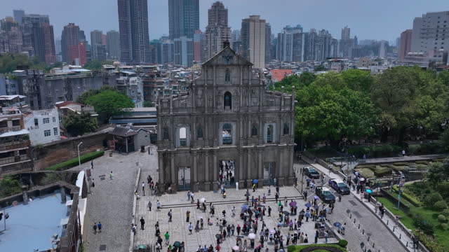 Ruins Of St. Paul In The Center Of Macau