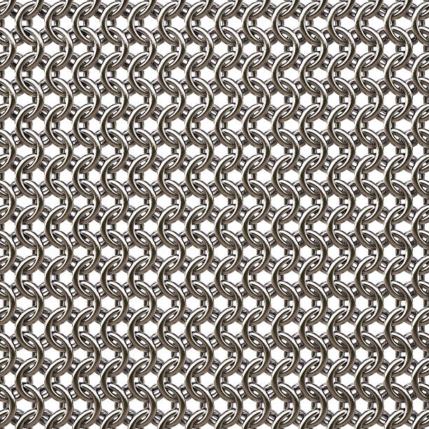 armor armor from steel rings. isolated on white. chain mail stock pictures, royalty-free photos & images