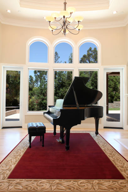 istock Luxury Home with Grand Piano 154309406