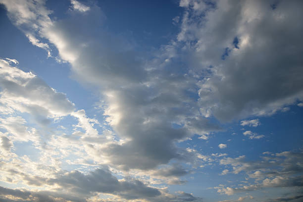 Sky background with clouds stock photo