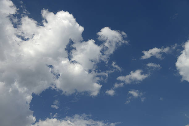 Sky background with clouds stock photo