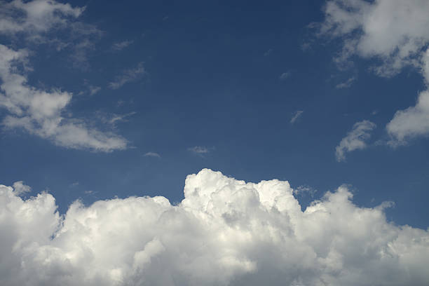 Sky background with clouds stock photo