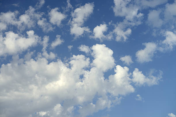 Sky background with clouds stock photo