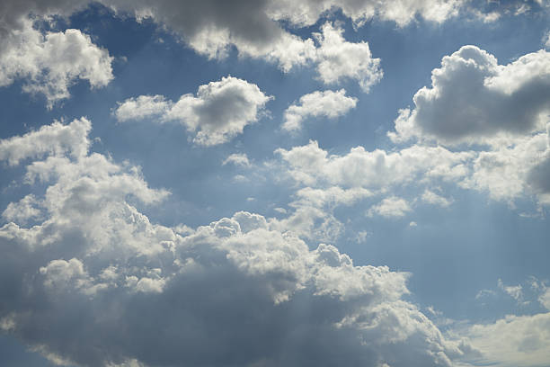 Sky background with clouds stock photo