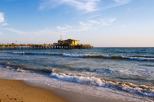 istock Santa Monica beach, California, USA 154320804