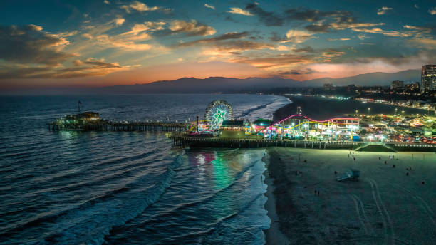 istock Santa Monica Pier California view 1543218516