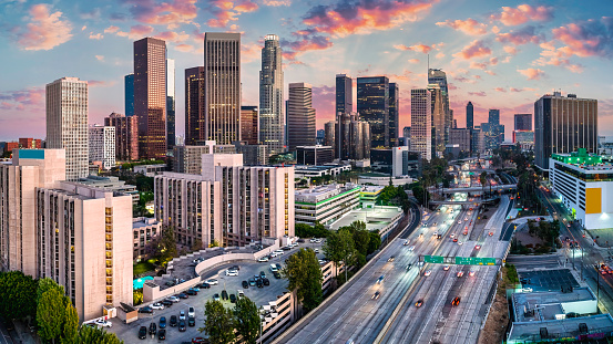 Los Angeles California Golden hour