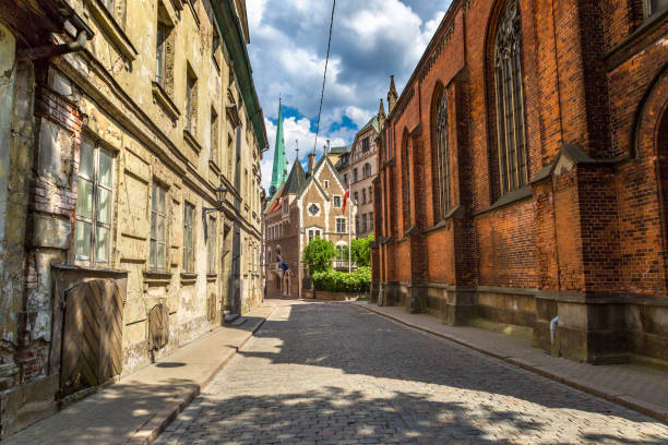 The old town of Riga in a beautiful summer day, Latvia